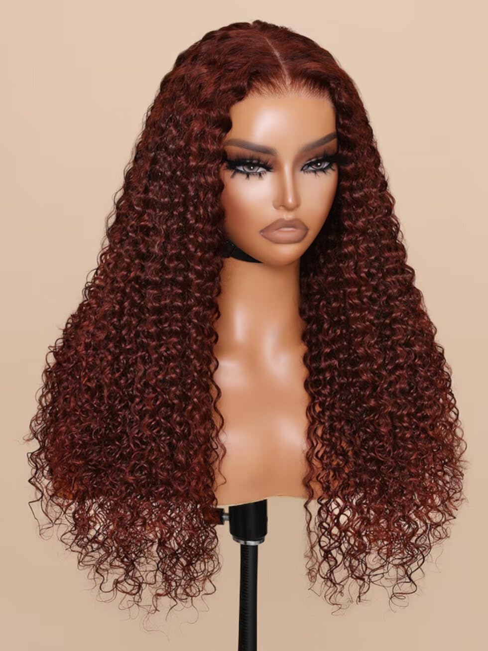 7x5 & 13x4 Kinky Curly Pre Cut Lace Closure Human Hair Wig