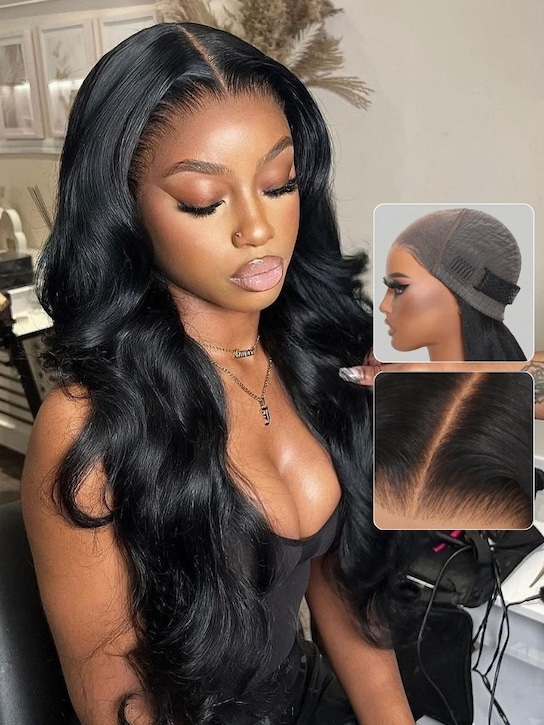 Body Wave Wig | Pre Bleached Invisible Knots - Glueless Wig