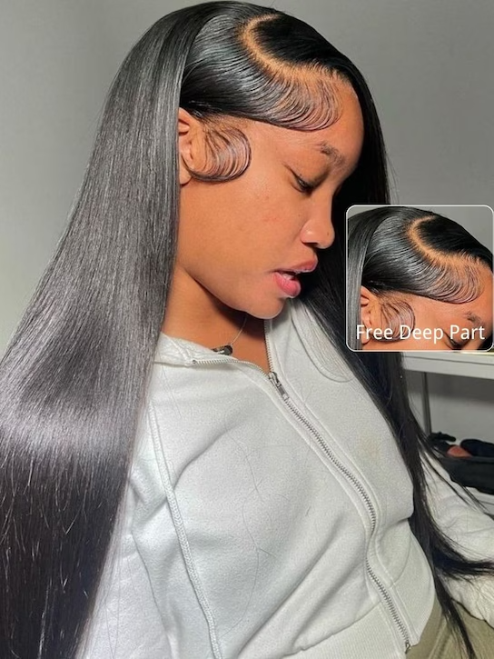 Iconic No Knots Wig 2.0™| 7x5 & 13x4 Lace Front Pre-Bleached Straight Glueless Wig - Human Hair