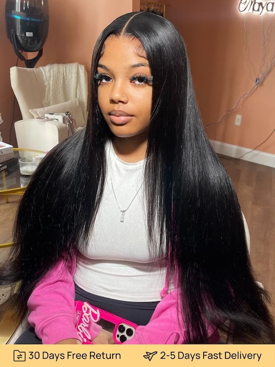 Iconic No Knots Wig 2.0™| 7x5 & 13x4 Lace Front Pre-Bleached Straight Glueless Wig - Human Hair