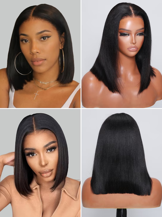 13x4 Light Yaki Straight & Bob | Put on and Go Wig | Pre-Everything