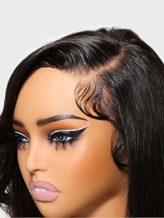 4x4 Pre-cut Lace Closure Bob Wig | Side Part / Pre-Bleached | Put On and Go Wig - Human Hair