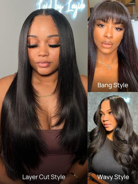 Iconic No Knots Wig 2.0™| 7x5 & 13x4 Lace Front Pre-Bleached Straight Glueless Wig - Human Hair