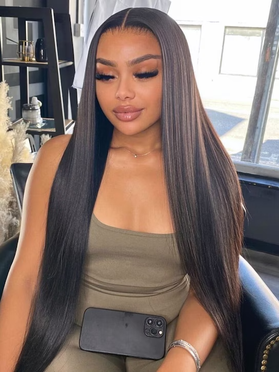 Iconic No Knots Wig 2.0™| 7x5 & 13x4 Lace Front Pre-Bleached Straight Glueless Wig - Human Hair