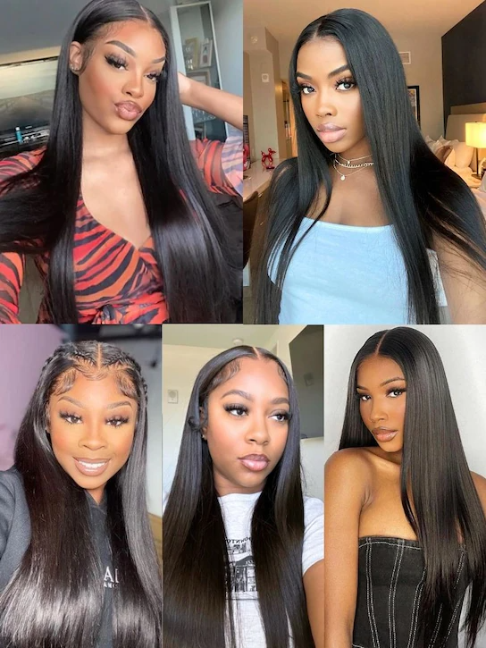 Iconic No Knots Wig 2.0™| 7x5 & 13x4 Lace Front Pre-Bleached Straight Glueless Wig - Human Hair