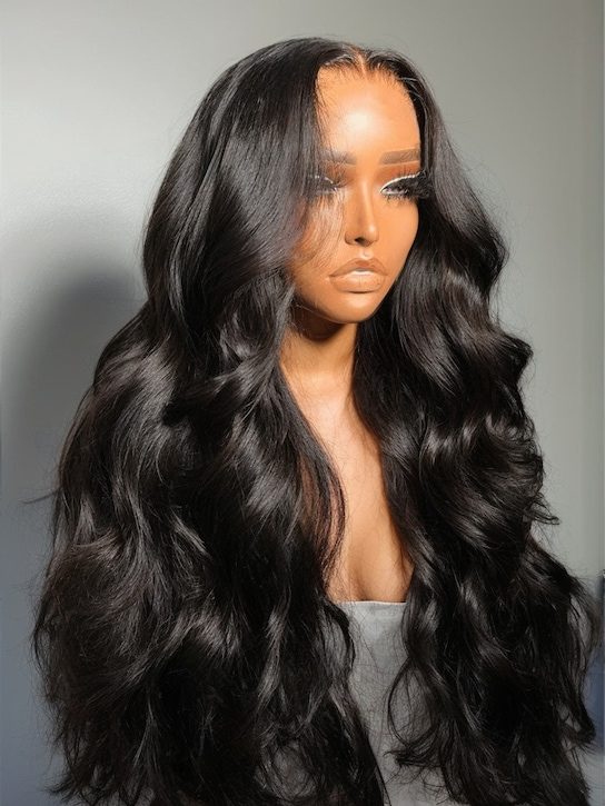 Body Wave Wig | Pre Bleached Invisible Knots - Glueless Wig