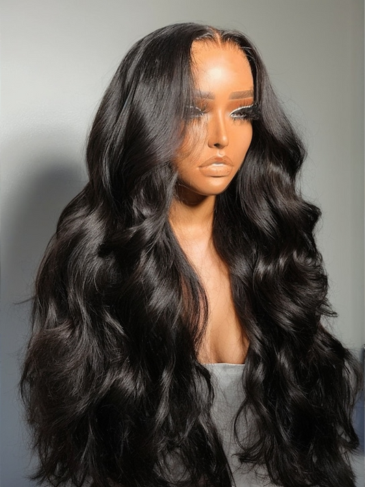 Body Wave Wig | Pre Bleached Invisible Knots - Glueless Wig